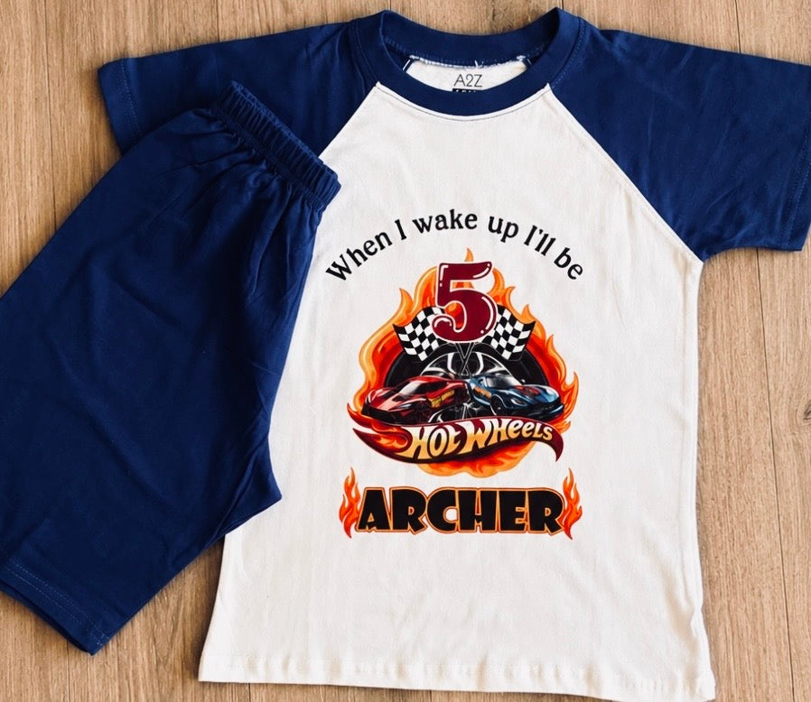 When I Wake Up | Hot Wheels Inspired Pyjamas
