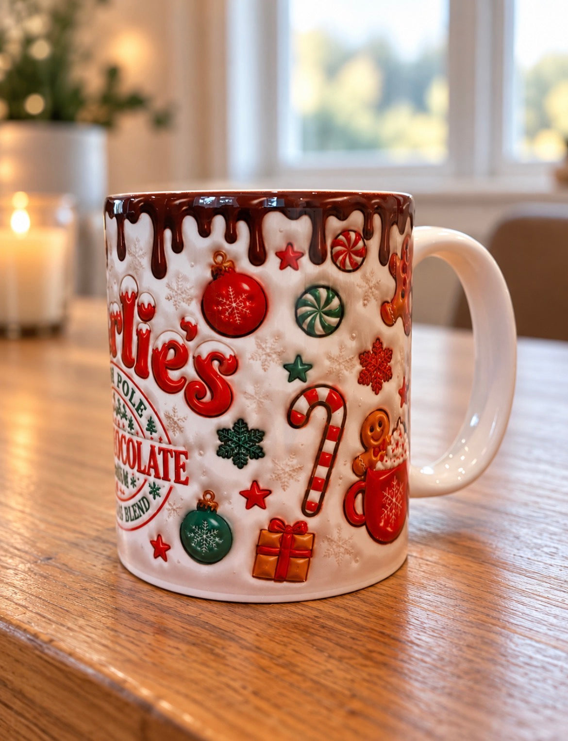 3D EFFECT CHRISTMAS MUG | PERSONALISED