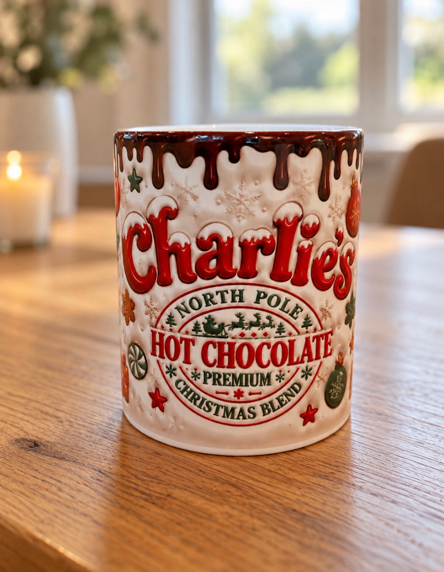 3D EFFECT CHRISTMAS MUG | PERSONALISED