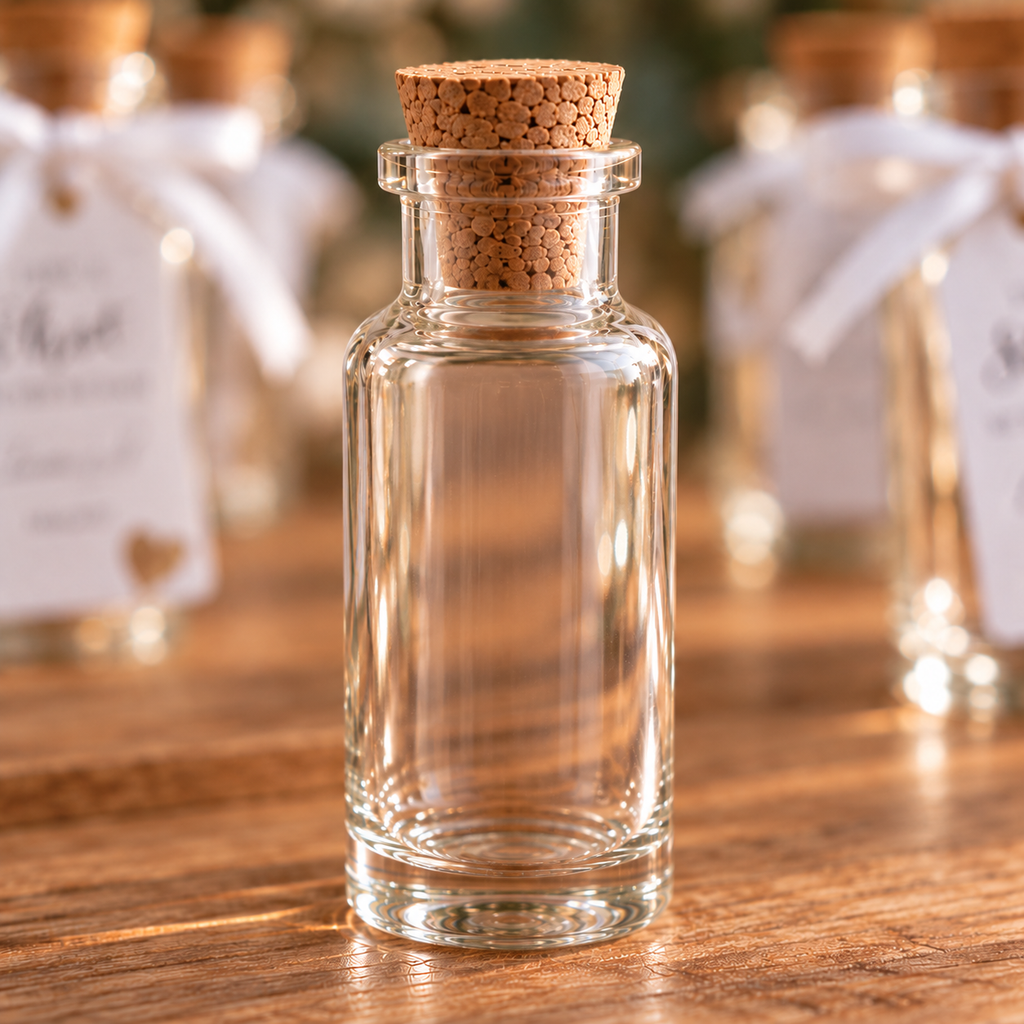 Wedding Favours | Shot Bottle | Tied The Knot | Personalised Tag & 40ml Bottle